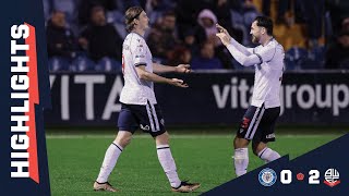 HIGHLIGHTS  Stockport County 02 Wanderers [upl. by Hutchison]