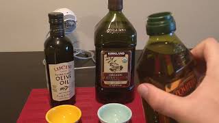 Olive Oil Review  Kirkland vs Pompeian vs Lucini [upl. by Ezra645]