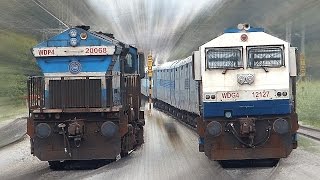 Unlimited CROSSING Trains  INDIAN RAILWAYS [upl. by Berghoff]