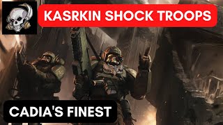 KASRKIN SHOCK TROOPS IN WARHAMMER 40000 [upl. by Bithia]