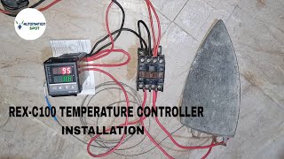 How to Install Temperature Controller Relay Type Rex c100 [upl. by Upali170]