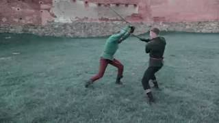 Akademia Szermierzy  Fior di Battaglia medieval longsword techniques [upl. by Giark]