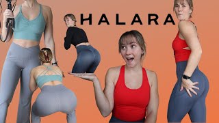 HALARA LEGGINGS TRYON HAUL  REVIEW [upl. by Goines]