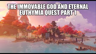 The immovable god and eternal Euthymia quest part 1  Genshin Impact [upl. by Aniala549]