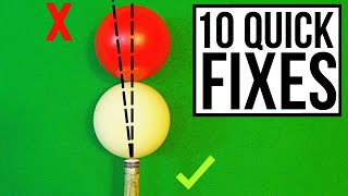 Snooker 10 Fastest Ways To Improve [upl. by Petite]