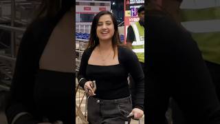 Aalisha Panwar Spotted At Airport [upl. by Atsylac]