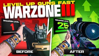 The FASTEST Way To Level Up Guns in Warzone 3 [upl. by Znieh]