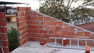 Parede para telhado  wall to roof [upl. by Held]