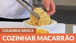 Como cozinhar Macarrão [upl. by Ashman]