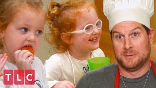 Pizza Party with Chef Uncle Dale  OutDaughtered [upl. by Rayshell64]