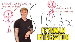 Feynmans Integral Trick with Math With Bad Drawings [upl. by Biddick]