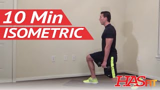 10 Minute Isometric Core Workout  No Equipment [upl. by Grochow]