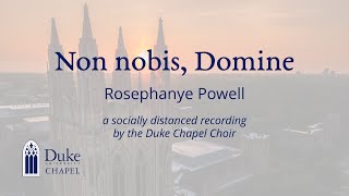 Non nobis Domine Rosephanye Powell [upl. by Elitnahc]