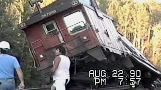 CN Kinghorn Subdivision Derailment August 1990 [upl. by Sugihara]