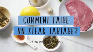 Comment faire un steak tartare [upl. by Verda]