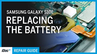 Samsung Galaxy S10e – Battery replacement including reassembly [upl. by Ulu45]