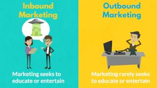 Difference between Inbound Marketing Vs Outbound Marketing [upl. by Eidolem]