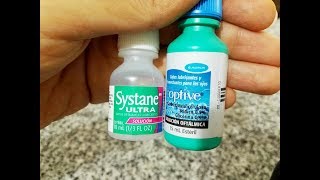 Systane Ultra Vs Optive Mi experiencia personal [upl. by Anerahs857]