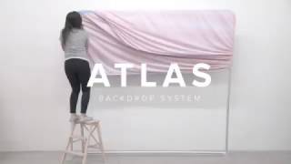 Best Photobooth Backdrop Stand  Atlas System  Photo Booth Backdrop [upl. by Kalli]