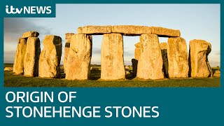 Origin of Stonehenges huge standing stones discovered  ITV News [upl. by Luapleahcim]