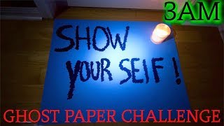 The Finale THE SCARIEST GHOST PAPER CHALLENGE AT 3AM YET Demon Finally Shows itself [upl. by Hnacogn]