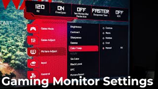 Gaming Monitor Settings [upl. by Hanna]