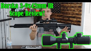 Barska 39x42mm Rifle Scope Full Review [upl. by Norrad]