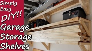 DIY Garage Storage Shelves [upl. by Sonitnatsok561]