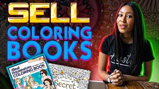 How to Sell Coloring Books Online  The Easy Way [upl. by Zetes]