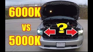 What is the difference between 5000k and 6000k HID Bulbs [upl. by Nagam]