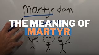 The Meaning of Martyr in Christianity [upl. by Lebasiram]