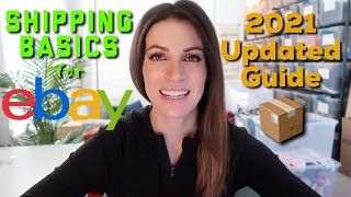 2021 Ebay Shipping Guide  The CHEAPEST Way To Ship Packages on Ebay [upl. by Adnauqal]