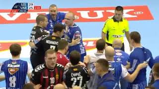 Scandal fight Pick Szeged  Vardar [upl. by Selmore784]