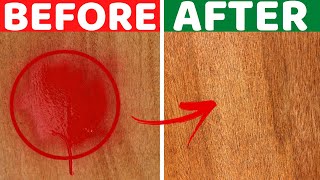 Best Way to Remove Dried Paint from Wood Without chemicals  House keeper [upl. by Mairhpe]