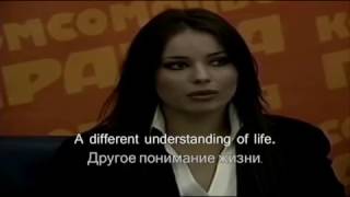 Oxana Fedorova  Miss Universe 2002 English sub [upl. by Haimerej313]