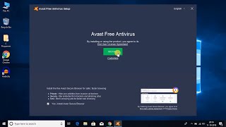 How To Install Avast Antivirus In Windows 10 For Free [upl. by Arney676]