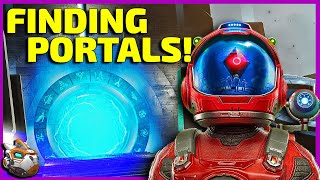 How to Find and Use Portals  No Mans Sky Exo Mech Update 2020 [upl. by Ayotahc712]