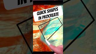 Quick Shapes in Procreate Tips amp Tricks [upl. by Naenej]