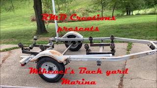 Boat Trailer to Utility trailer conversion Part 1 [upl. by Eveineg]