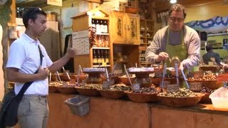 Narbonne France  Explore this Indoor Market at the Hub of this Bustling Town [upl. by Lairret]