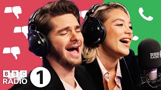 You HATE labradors Florence Pugh and Andrew Garfield play Unpopular Opinion [upl. by Anelrad]