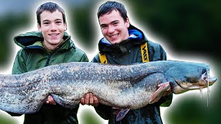 Fishing for GIANT Catfish River Monsters [upl. by Atteuqahs]