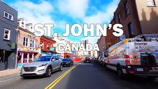 ST Johns Canada  Driving Tour 4K [upl. by Solon]