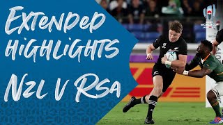 Extended Highlights New Zealand 2313 South Africa  Rugby World Cup 2019 [upl. by Fabria]