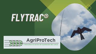 FlyTrac  the bird scaring kite  FlyTrac  le cerfvolant effaroucheur  by AgriProTech [upl. by Ozen]