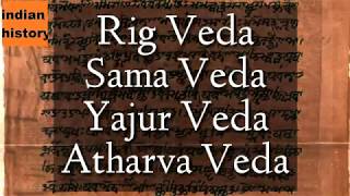 The Four VedasOrigin and brief description of 4 Vedas  Types of Vedas  Four Vedas Name amp Features [upl. by Ttezil]