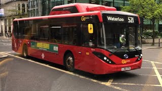 Full Journey  Red Arrow Route 521  Waterloo  London Bridge [upl. by Block]