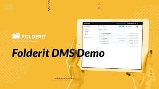 Document Management System Software Demo  Tutorial  Overview FOLDERIT [upl. by Maro]