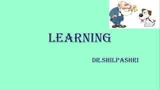 LearningTheories of Learning Organisational Behaviour [upl. by Bonny]