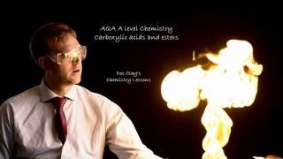 Alevel AQA Chemistry  Carboxylic acids and Esters [upl. by Lalittah]